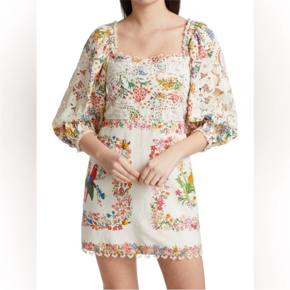 FARM Rio Dresses & Skirts - Farm rio floral lace dress